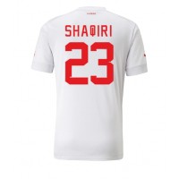 Švajčiarsko Xherdan Shaqiri #23 Vonkajší futbalový dres MS 2022 Krátky Rukáv